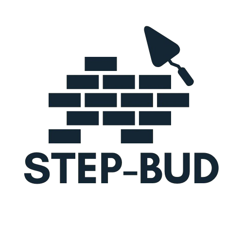 STEP-BUD logo bez tła ciemne